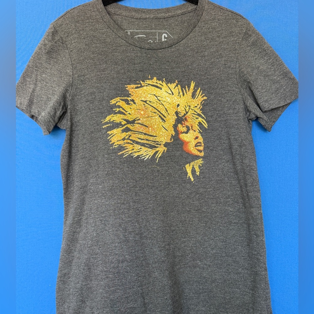 Tina the Musical Graphic Heather Gray Women's Tee